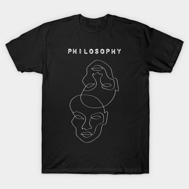 Abstract art philosophy T-Shirt by Cleopsys